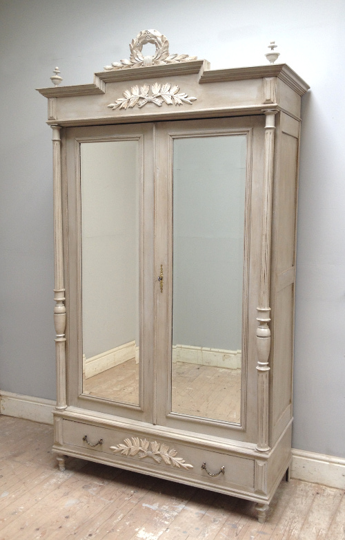 FRENCH ANTIQUE HENRI II STYLE ARMOIRE
